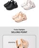 2024 Breathable Closed-Toe Sandals: Casual Beach & Garden Shoes for Couples