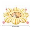 Pet Bed Cushioned Round Flower-Shaped Cat Lightweight for Bedrooms
