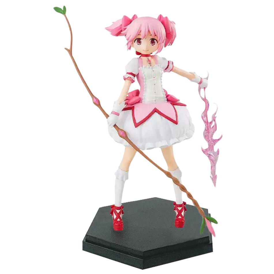 

Волшебница Мадока Магика Канаме Мадока 18 см ПВХ Фигурка Действия Каваии Отаку Коллекция Настольное Украшение Рождественский Подарок Модель Игрушка Подарок