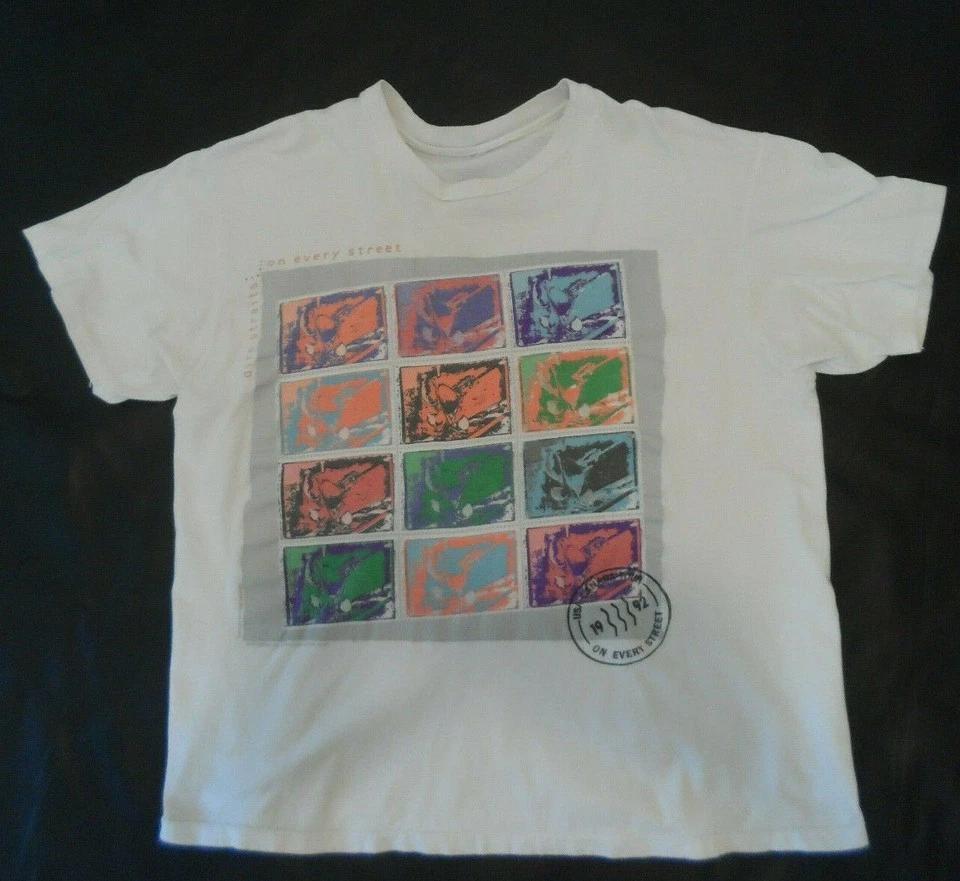 

Dire Straits 1992 Merch T-shirt On Every Street White S-234XL E1455 S