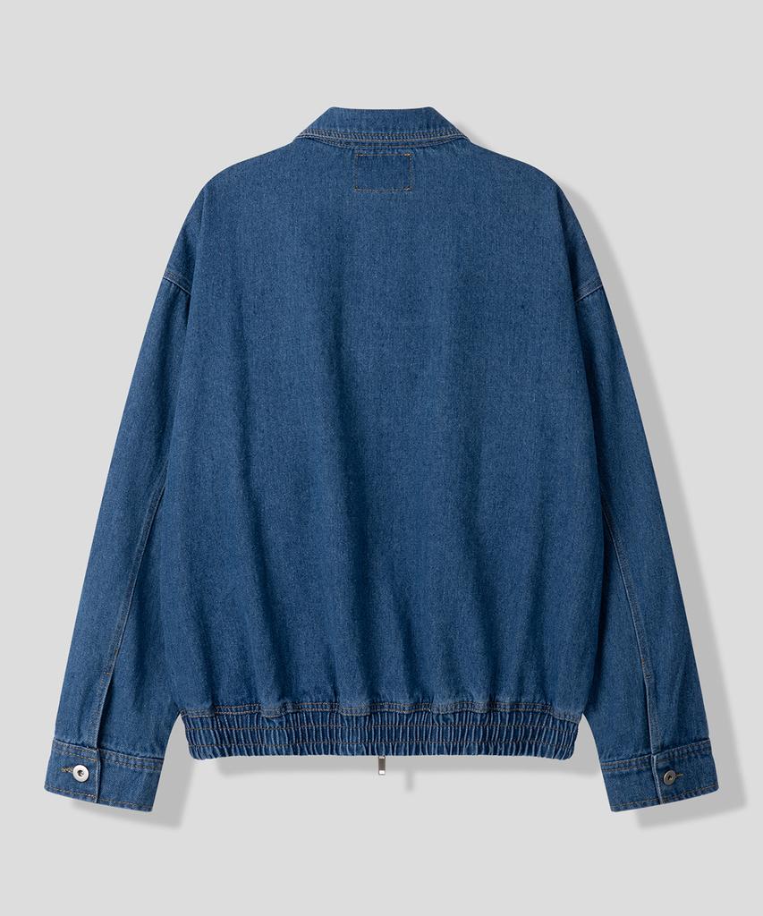 Black Moment Casual Denim Pocket Blouson X Northern Higher [Blue]