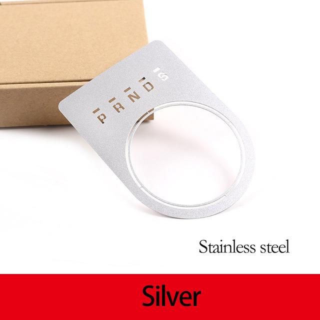 ABS Carbon Fiber Car Central Console Gear Shift Frame Cover Trim Carbon Fiber For Jaguar F-Pace X761 XE X760 XF X260 Accessories