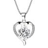 925 Sterling Silver Necklace Pendant Zircon High Quality Chain For Women Luxury Fashion Wedding Engagement Jewelry Party Gifts