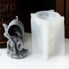 Multifuntional Silicone Molds Artistic Molds Death Shape Silicone Candle Molds Easy Demolding Mold for Handmade Candle