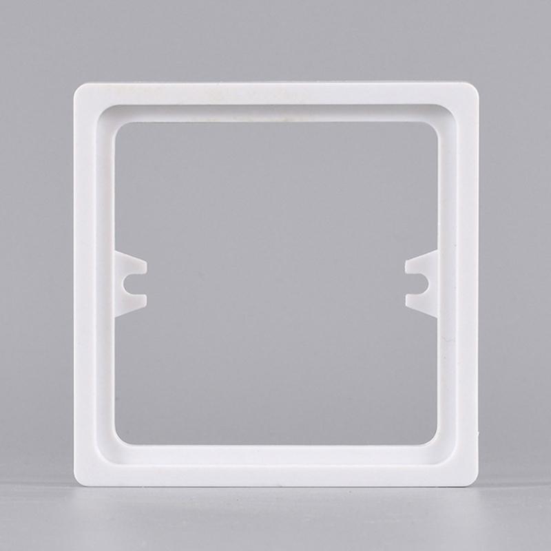 Single Socket Spacer Electrical Outlet Box Extender Single Gang Box Extender with Screws for Living Room School Office