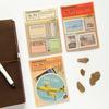 New Retro Literary Travel Stickers Paper Labels Decoration Diary Seal Scrapbooking Art Collage Stationery Planner Diary Sticker