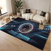 Custom Rug Penrith Panthers Pattern Print Name Text Soft Non‑Slip Floor Carpet for Home Indoor Decoration