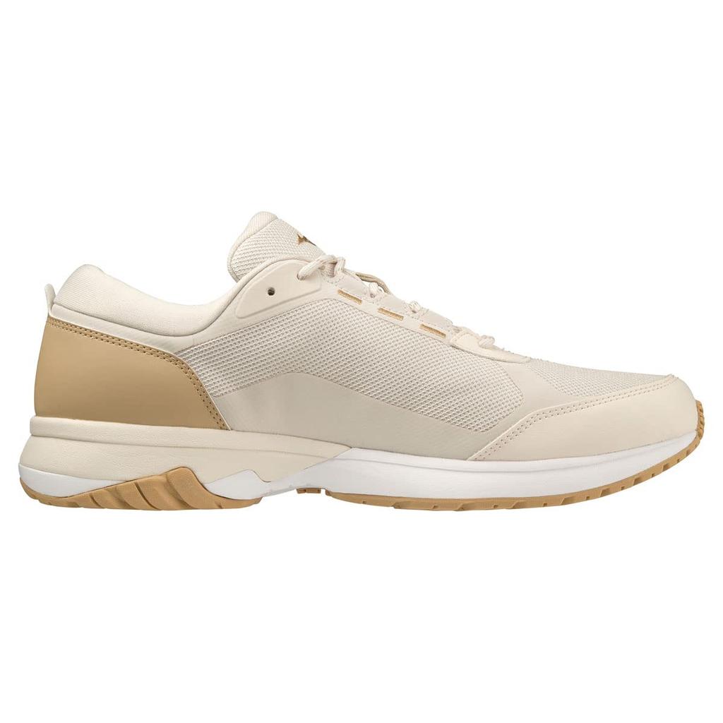 Mizuno WAVE CrossE Energy Walking Casual Size 3E XE-1 Shoes, Lightweight, Wide-Waist Sneakers, Beige, 27.5 cm,