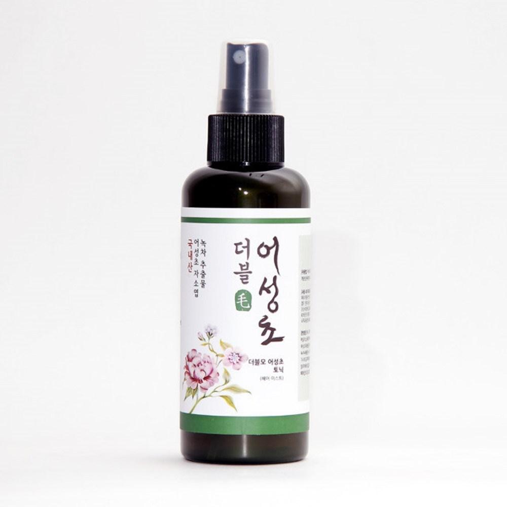 Double Houttuynia Cordata Shampoo Houttuynia Cordata Extract Hair Thickening Shampoo, 2 Bottles of Shampoo 1000ml + 1 Bottle of 150ml Mist