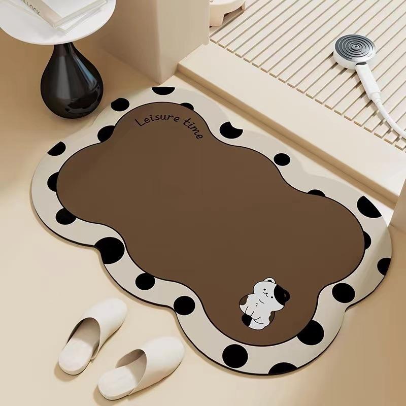 Dachshund Floor Mat, Diatom Mud Suction Mat At The Door Of The Bathroom, Toilet, Toilet Easy To Take Care Of, Foot Mat, Bathroom Carpet