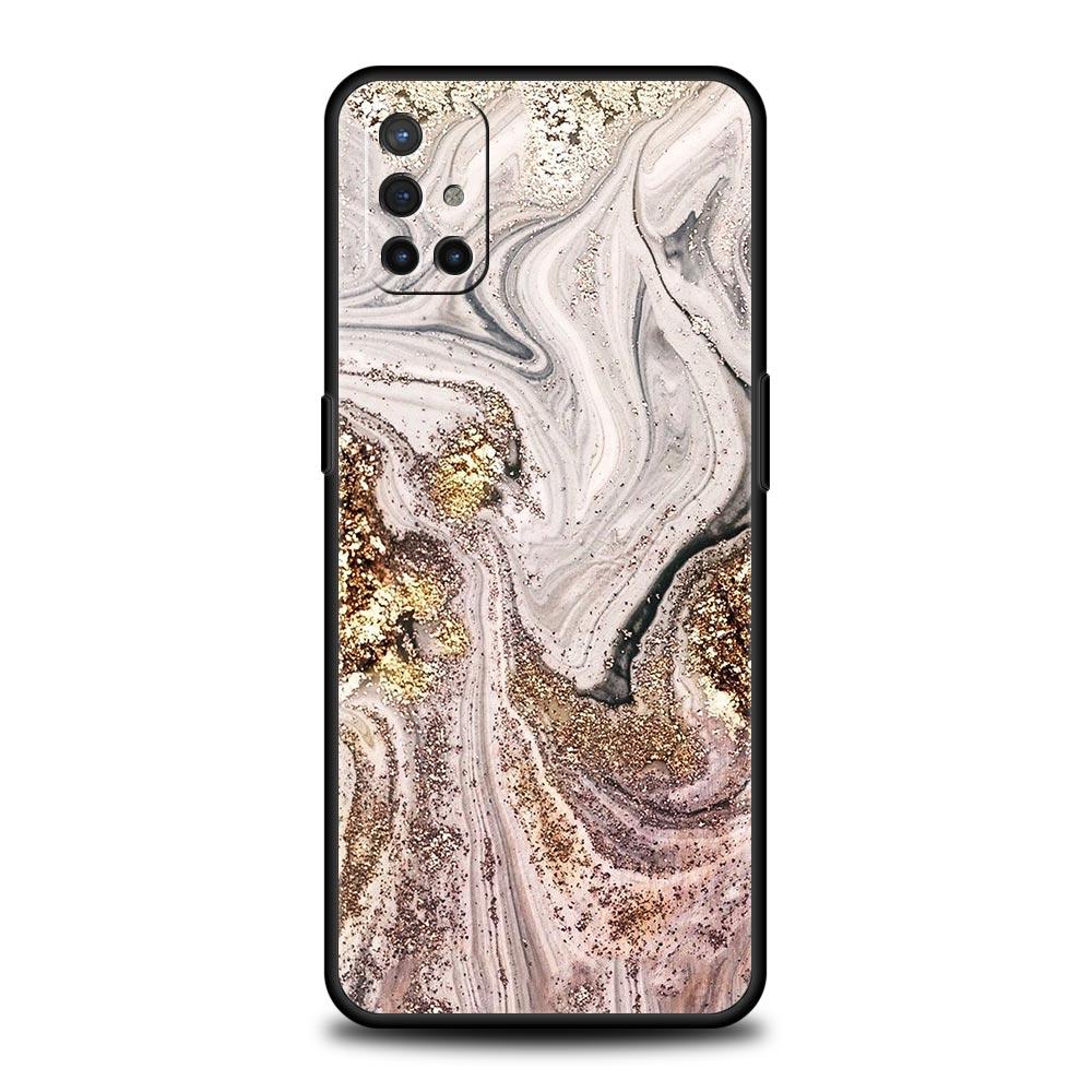 Phone Case For Oneplus 13R 13 12 10T 11 R10 Nord N100 N200 N10 9 9R CE 2 3 Z Pro Lite 5G Soft TPU Cover Vintage Marble Funda Bag