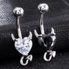 1 Stück Mode Sexy Shiny Nabel Bauchnabel Ring Strass Körper Piercing Schmuck