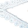 Lace Accessories, White Polyester Water-Soluble Embroidered Lace Cheongsam, Dress Necklace, Clothing Accessories