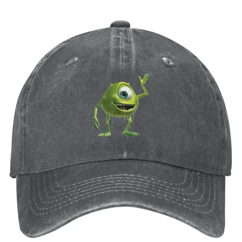 Mike Wazowski Monsters University Baseball Cap Outdoor Sport Yk Retro Hip Hop Hats Unisex Teens Fashion Sun Visors Baseball Cap