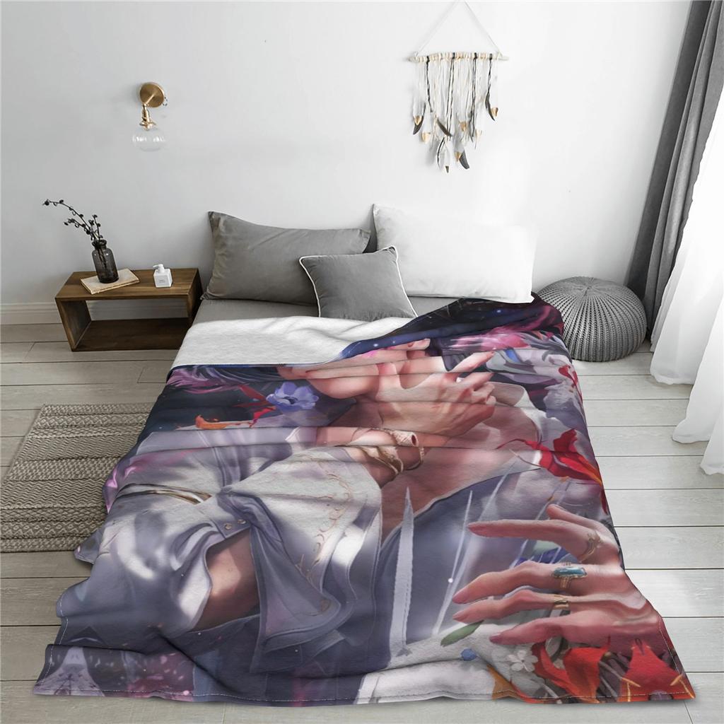 Love And Deepspace Rafayel Plush Blanket Kids Adult  Flannel Throw Blanket For Couch Chair Soft Quality Bedspread Birthday Gift