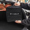 Car Charging Gun Leather Bag Storage Box Auto Accessories For Tesla Model 3 Model S Model X Model Y Cybertruck Roadster SpaceX