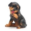 4Pcs Set Mini Cute Puppy Dog Statue Sculpture Ornaments Resin Craftwork Home Courtyard Garden Decoration