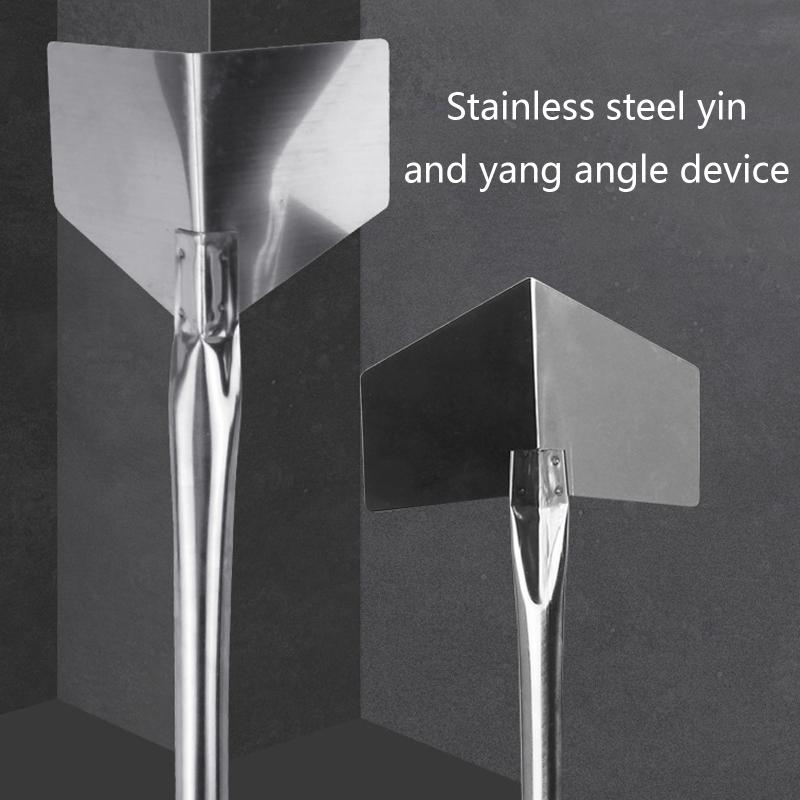 Drywall Corner Tool Stainless Steel Sheetrock Corner Tool Inside & Outside Corner Knife for Ideal for Wall Corner Finish