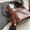 PU Hobo Bag Women's Fashion Shoulder Tote with Stud Detail Multiple Pockets Casual Everyday Handbag