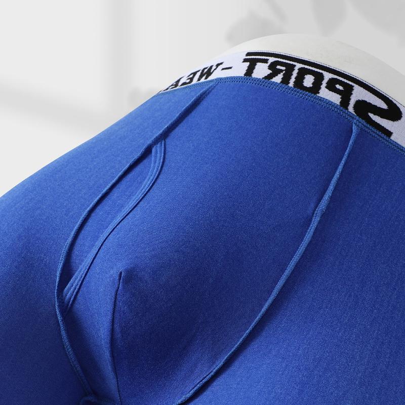 High Elasticity Four Corner Boxer Shorts for Men Breathable Fashionable Flat Angle Underwear