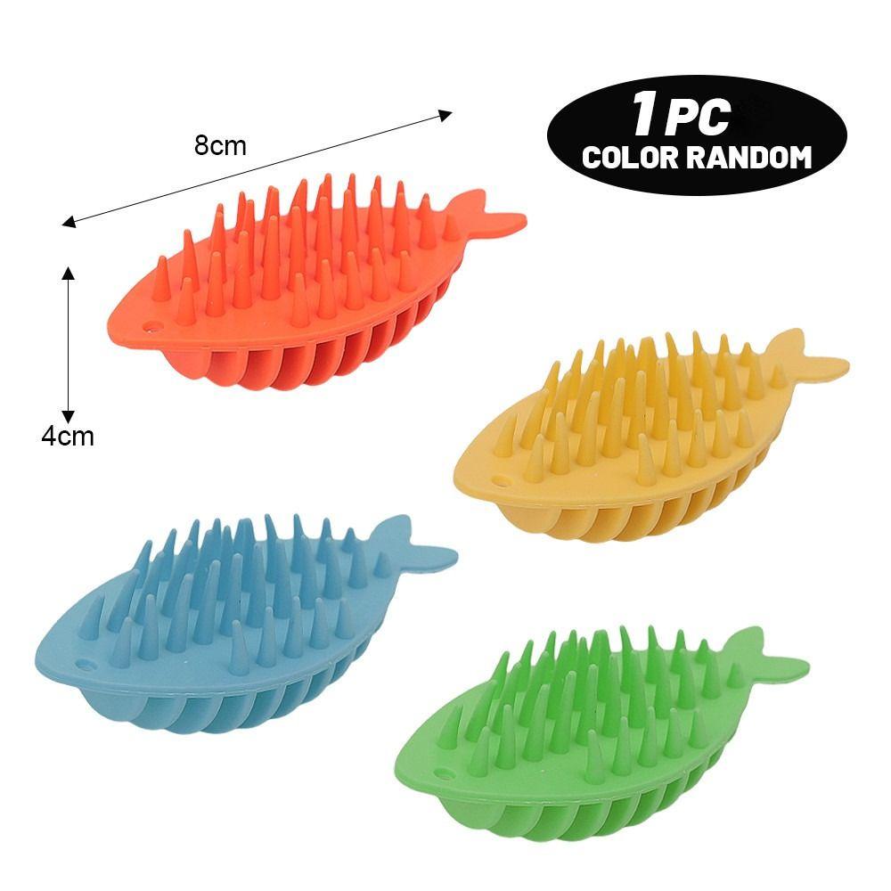 1/5Pcs Fish Shape Laundry Balls Soft Glue Laundry Tablets Durable Softener Ball