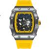 High-Value Fashion Quartz Watch Trendy Luminous Five-Pointed Star Barrel-Shaped Men'S Watch