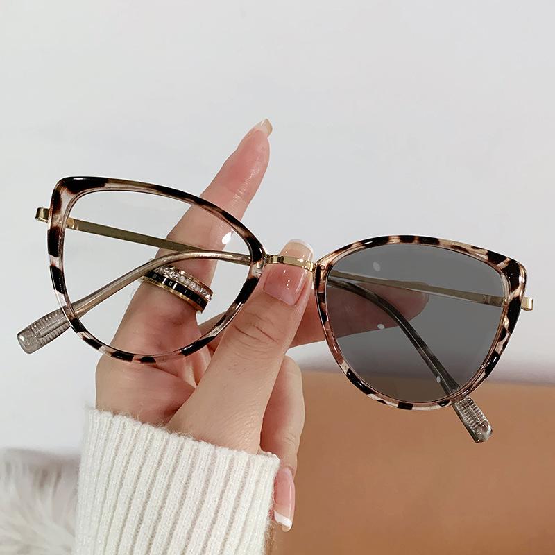 New Cat Eye Frame Blue Light Blocking Glasses Women Men Fashion Metal Optical Spectacles Eyewear Eyeglasses Computer Goggles
