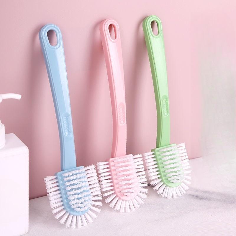 Five-sided Shoe Brush, Household Shoe Cleaning Long-handled Soft-bristled Clothes Brush, Non-shedding Shoe Cleaning Brush
