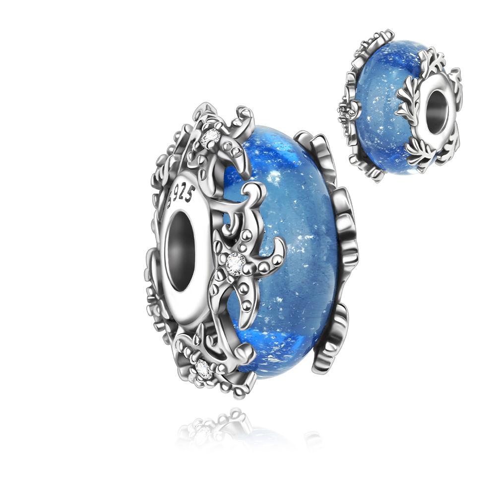 Colorful Copper Candy Murano Glass Beads Christmas Magic Murano Glass Charm Fits Bracelet & Necklace For Best Gift