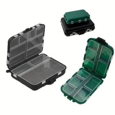 2 ks Micromateriál Luya Dvouvrstvý box na nástrahy Malý box na příslušenství Přenosný Velký Multifunkční Box na nástrahy Rybaření Třpytivá Minnow Úložný box