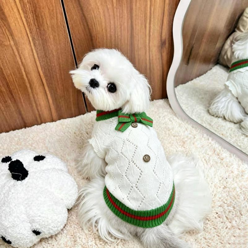 High Collar Vest for Small/Medium Dogs & Cats - Spring/Autumn Wear for Bichon, Corgi, Teddy, Butterfly, British Shorthair
