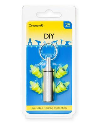 CRESCENDO Špunty do uší Chránič uší DIY 25 Nástrojů pro hluk Udělej si sám