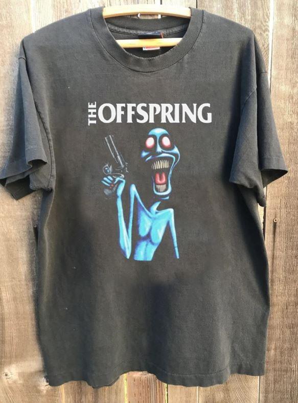 

Vintage 90#039s The Offspring Band Classic Charcoal Color T shirt S5XL KH17828 Unisex T-Shirt S