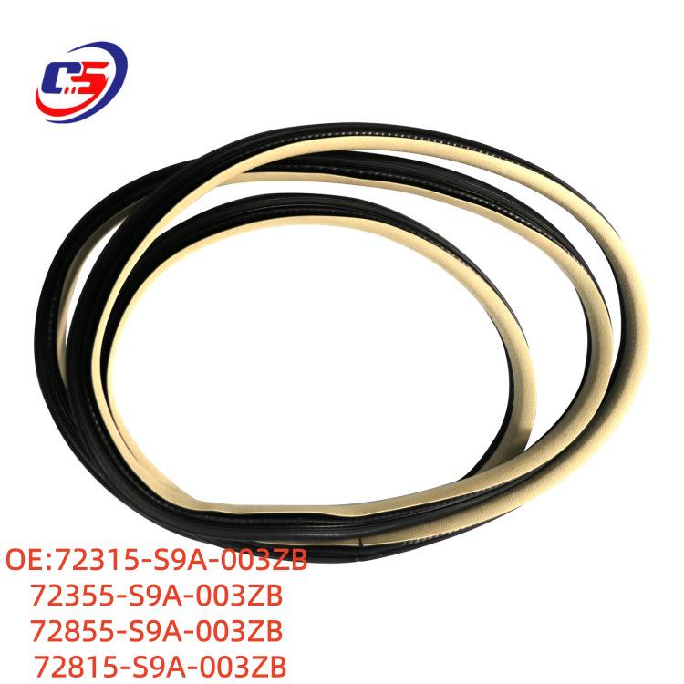 Honda Car Door Frame Sound Insulation Rubber Sealing Strip 72815-S9A-003ZB