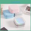 Classic Leather Jewelry Box With Mirror For Earrings And Rings Storage