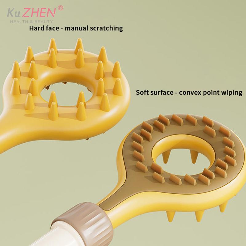 1Pc Double Sided Teeth Itchy Scratch Portable Scratcher Magnetic Ball Telescopic Scalable Scratch Back Scratch ToolPoint Massage