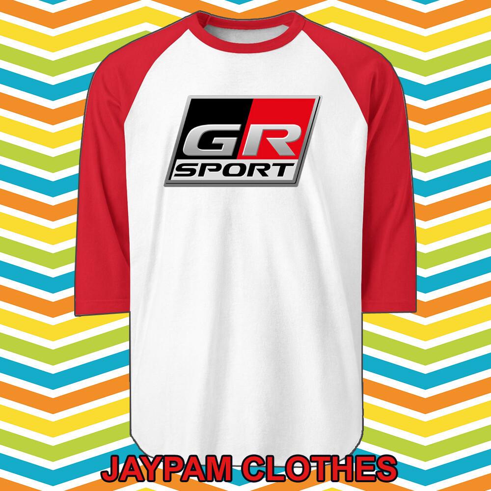GR Sport Gazoo Racing Japan Car Tuner Men s Raglan Red Size S 2XL XL
