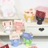 Desktop Cartoon Animal Resin Statue Adorable Creative Shape Mini Size Photo Stand Memo Clip Message Note Holder
