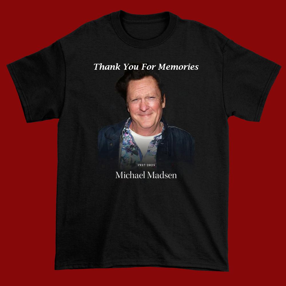 NEW Michael Madsen Black Cotton Shirt  All size S-5XL Unisex HO35 Unisex T-Shirt M