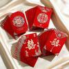 80Pcs Multiple Patterns Luck Money Bag Traditional Red Lucky Envelopes Hongbao Chinese New Year