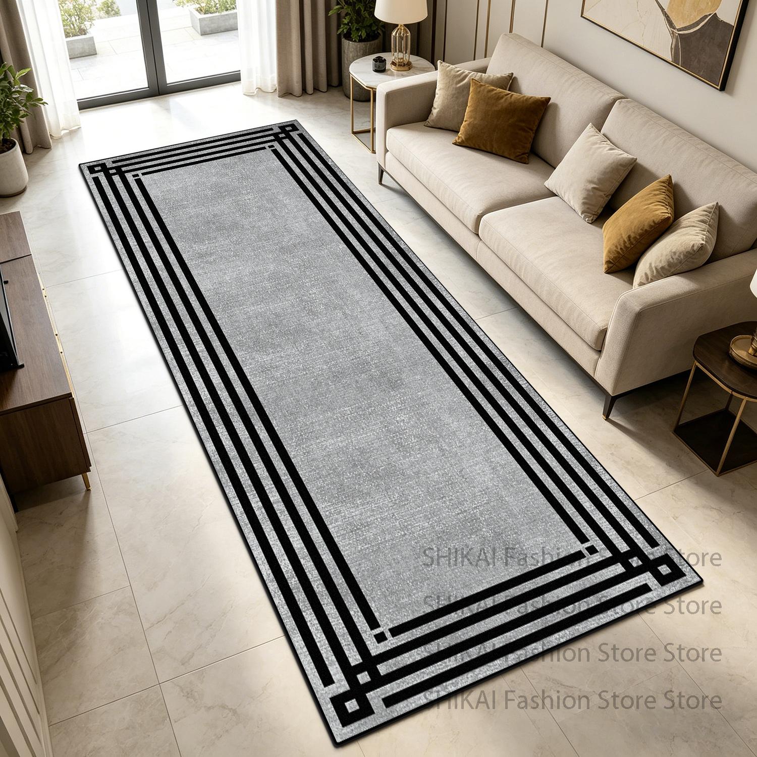 Modern Luxury Marble Style Long Corridor