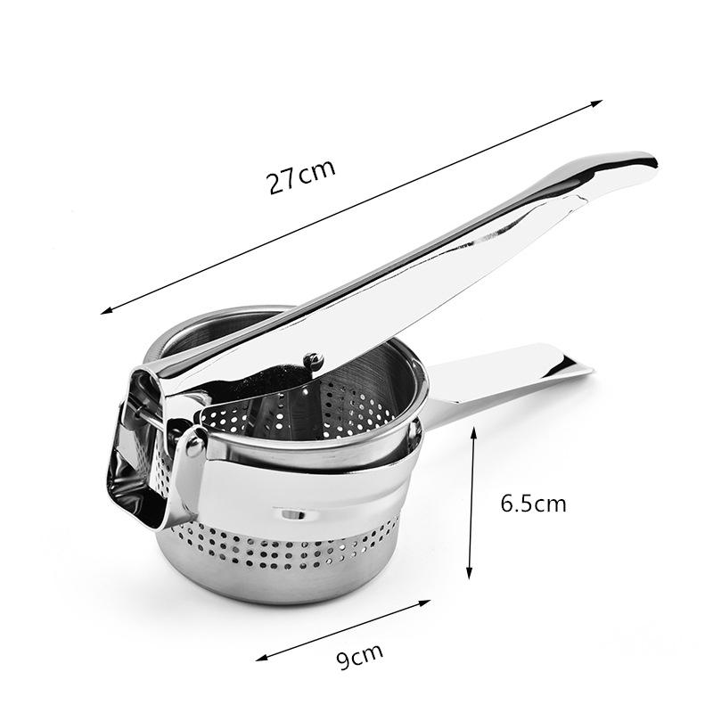 1 st Ny Manuell Juicer i Rostfritt Stål Citron Äpplen Citruspress Hushåll Vitlökspress Matverktyg Kökstillbehör