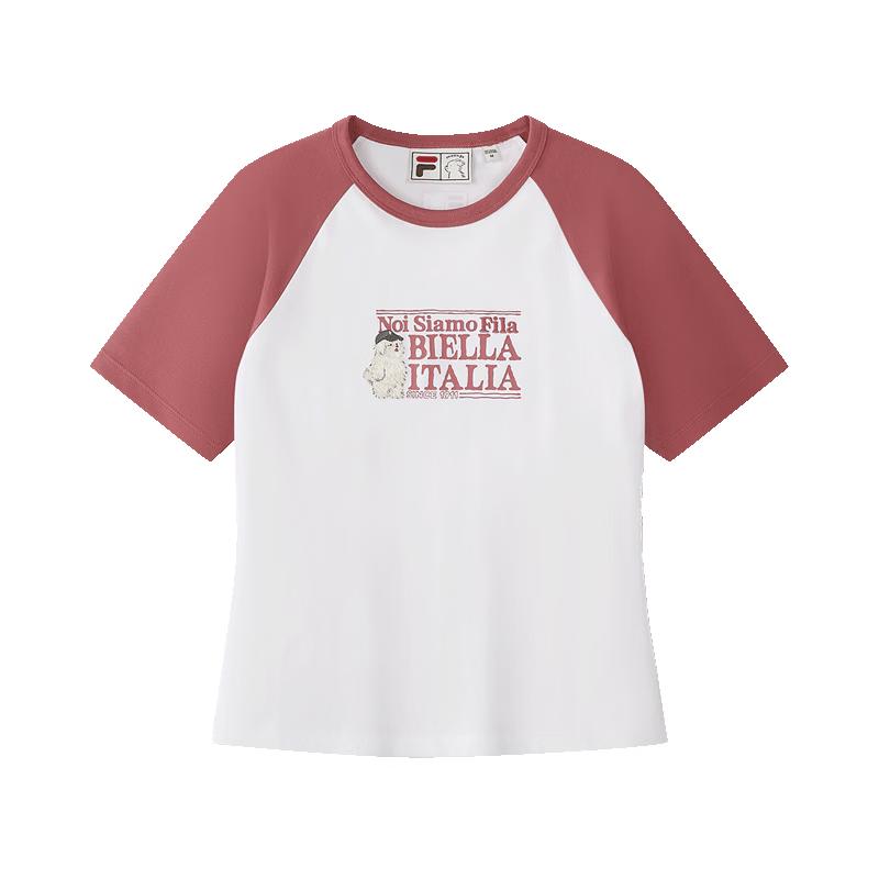 FILA FUSION Sketch Dog Women s Slim Fit T-Shirt M