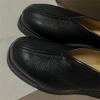Neu Damen Pumps Chunky Low Heel Retro Paar Lederschuhe Herren Derby Schuhe Dicke Sohle Plateau Pumps Slip-on