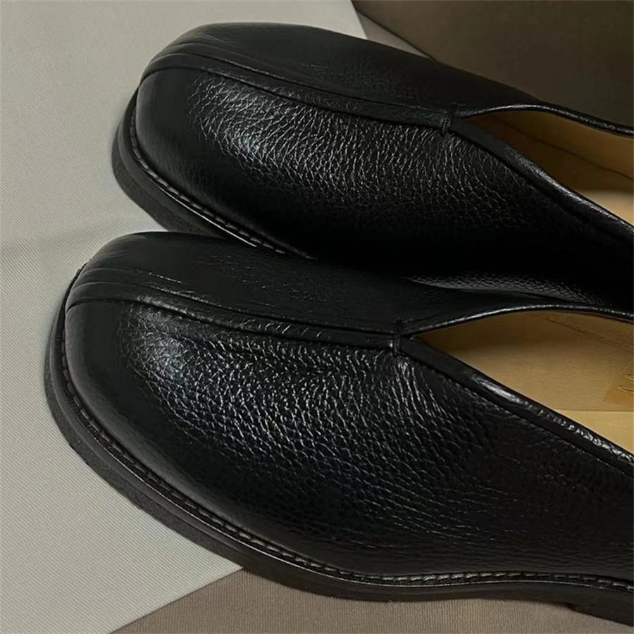Neu Damen Pumps Chunky Low Heel Retro Paar Lederschuhe Herren Derby Schuhe Dicke Sohle Plateau Pumps Slip-on