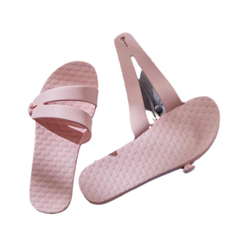 Foldable Non-Slip Travel Slippers for Women - Ideal for Bath, Hotel Stays, Business Trips, Swimming