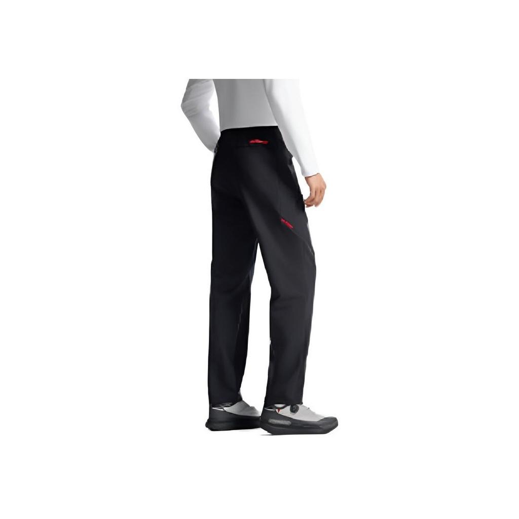 Anta Comfortable Breathable Versatile Fleece Lined Sports Long Pants Men Bottoms Basic-Black 152517509-1