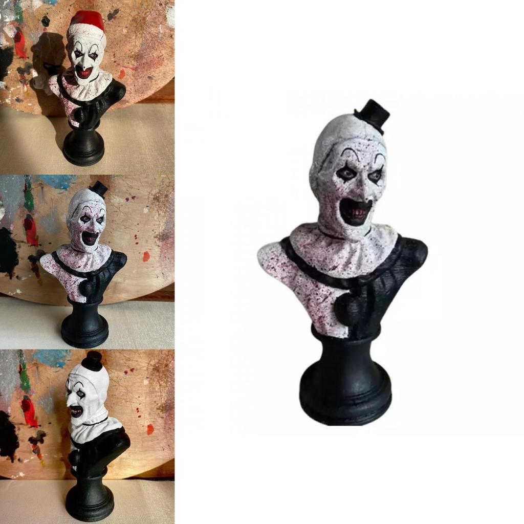 Art Il Clown Statuetta Decorazione Unica in Resina per Halloween e Feste Festive