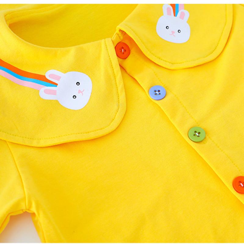Fashion Spring Autumn Baby Clothes Suit Children Girl Cute Cotton Shirt Overalls 2Pcs/Set Toddler Active Costume Kids Tracksuits