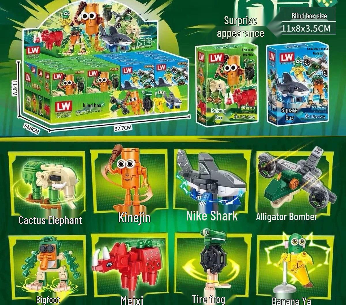 MOCAI Wooden Building Blocks: Compatible with Lego, DIY Creative Toy Kit.